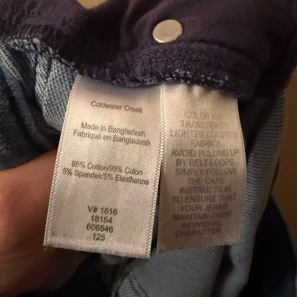 Coldwater Creek Light Blue Straight Leg Jeans